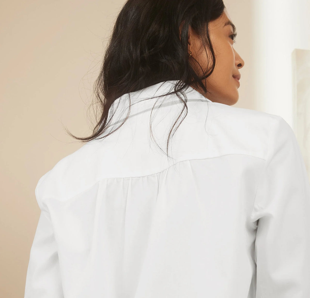 Signature Long Sleeve & Pants Pajama Set - White