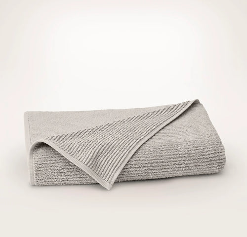 Turkish Ribbed Bath Sheet - Pewter