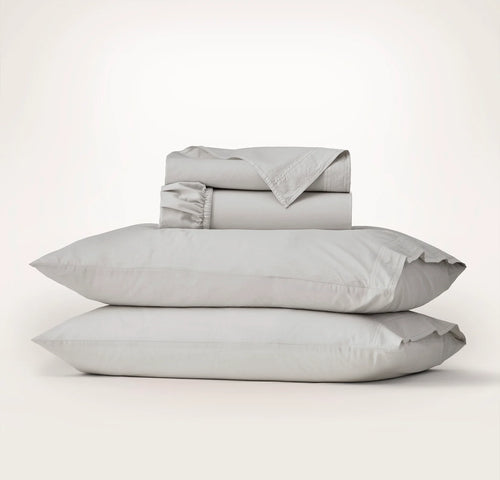 Percale Vintage Washed Sheet Set - Vintage Mist