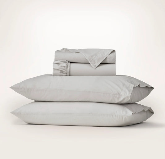 Percale Vintage Washed Sheet Set - Vintage Mist