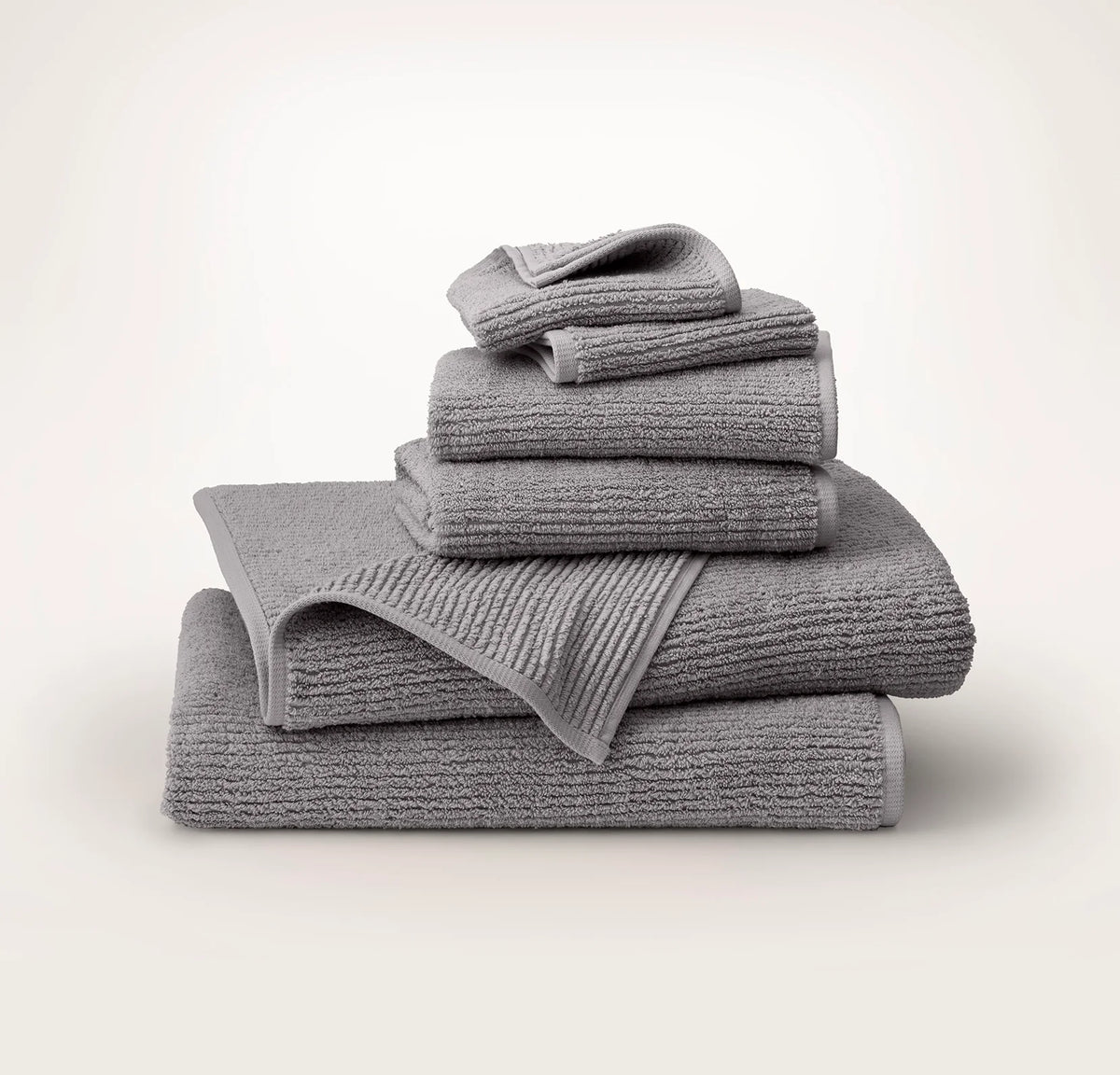 Turkish Ribbed Bath Sheet Set