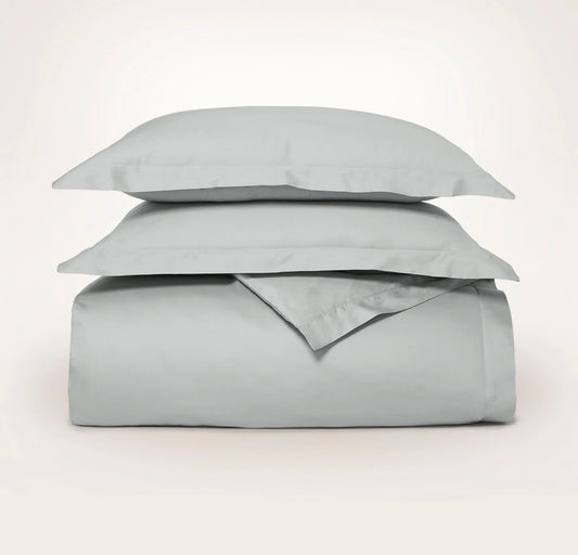 Signature Hemmed Duvet Set - Shore