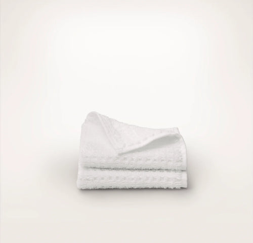 Turkish Waffle Washcloths (Pair) - White
