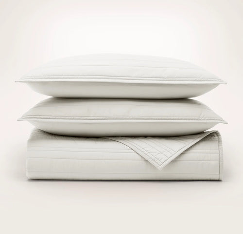 Signature Stripe Quilt Set - Mist