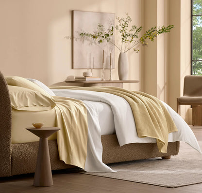 Signature Hemmed Pillowcase Set - Buttercup
