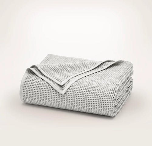 Waffle Bed Blanket - Mist