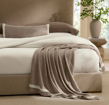 Court Knit Pillow Cover - Heathered Oatmeal