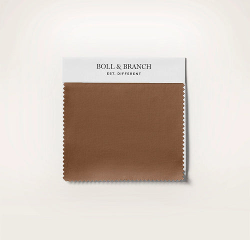 Summit Supima Fabric Swatch - Chestnut