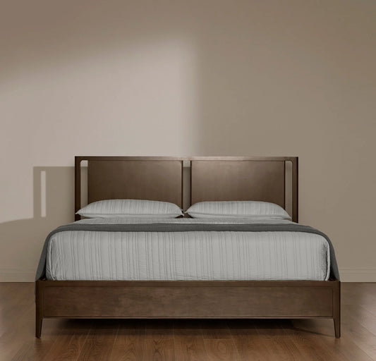 Wood Frame Bed - Espresso