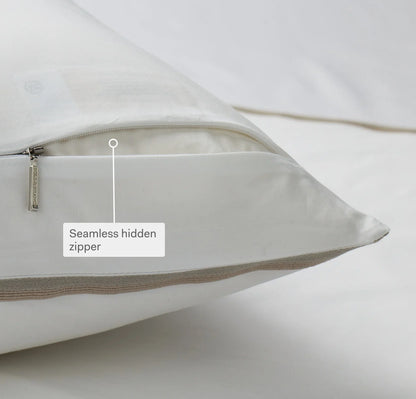 Signature Embellished Duvet Set - White/Pewter/Oak Trielle