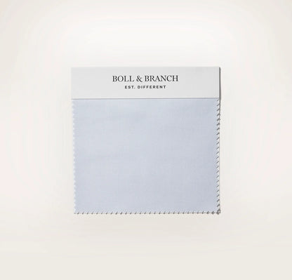 Percale Hemmed Fabric Swatch - Hydrangea