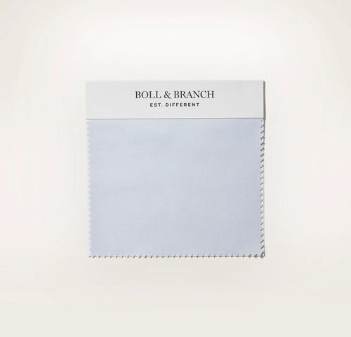 Percale Hemmed Fabric Swatch - Hydrangea