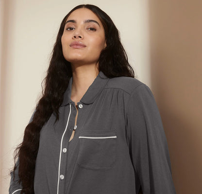 Soft Knit Long Sleeve & Pants Pajama Set - Night