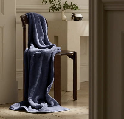 Turkish Ultra Plush Bath Towel - Coastal Navy