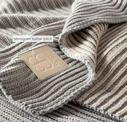 Sunday Knit Throw Blanket - Cream