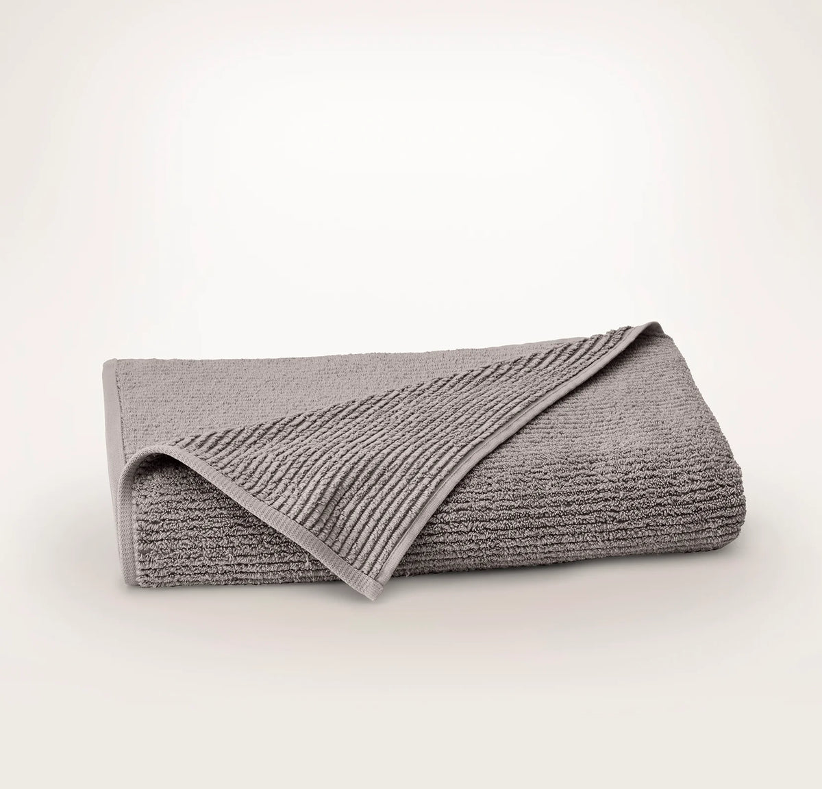 Turkish Ribbed Bath Sheet - Stone
