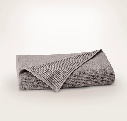 Turkish Ribbed Bath Sheet - Stone