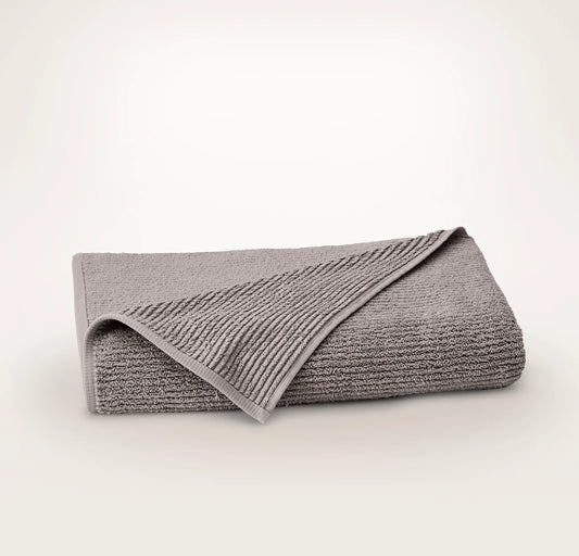 Turkish Ribbed Bath Sheet - Stone