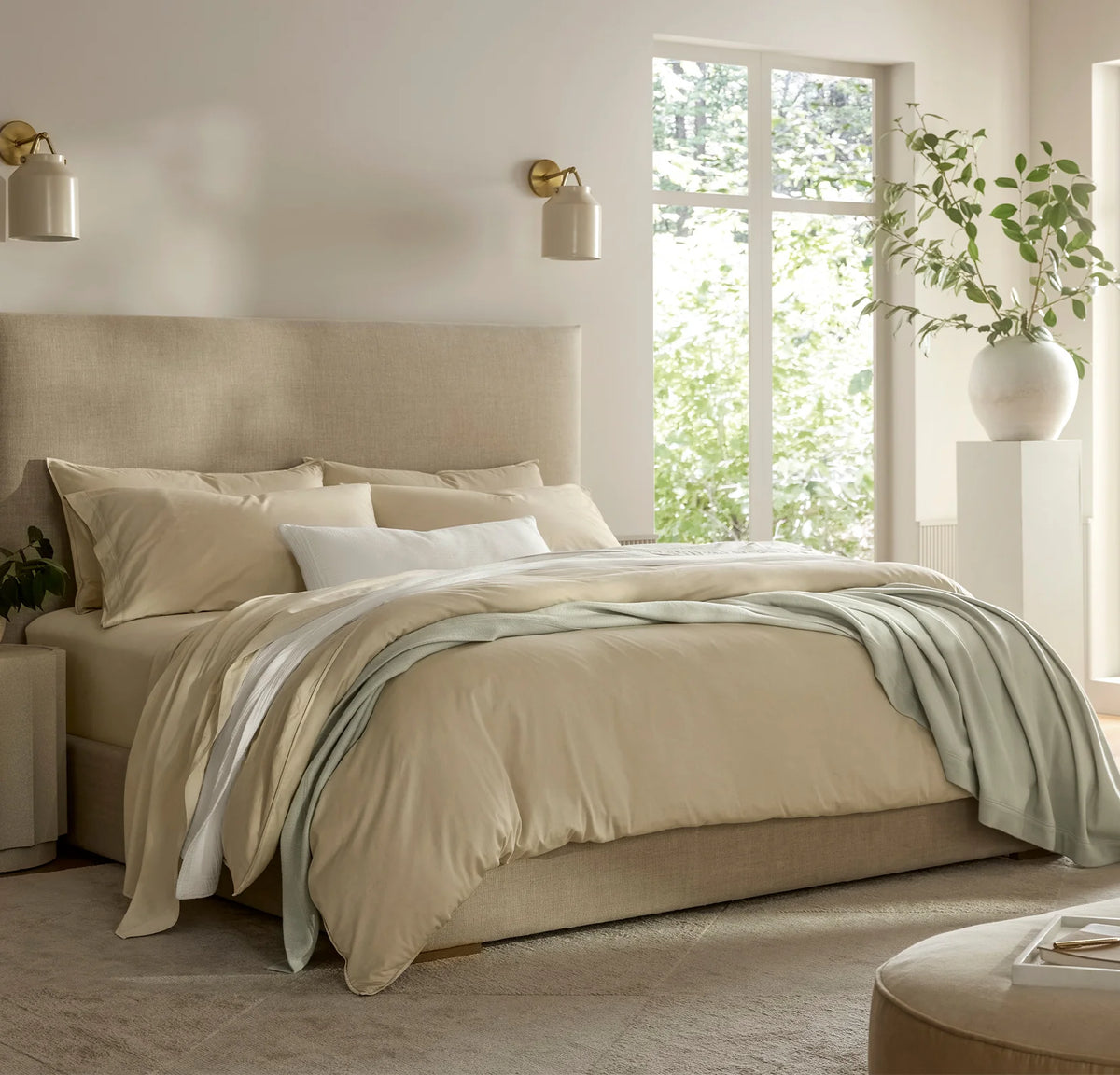 Signature Vintage Washed Sheet Set - Vintage Sand