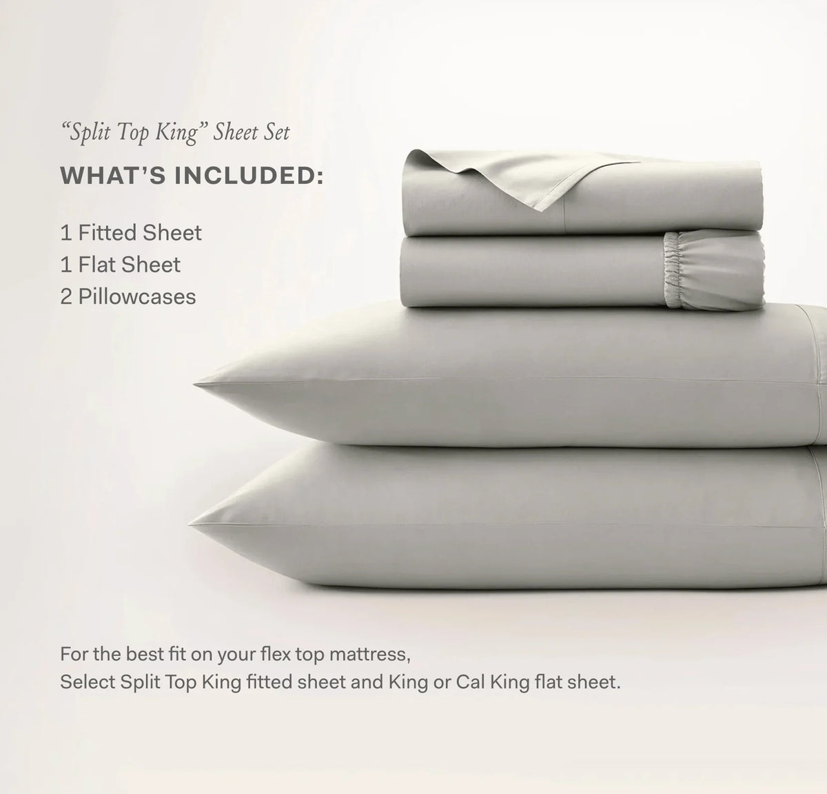 Signature “Split Top King” Sheet Set