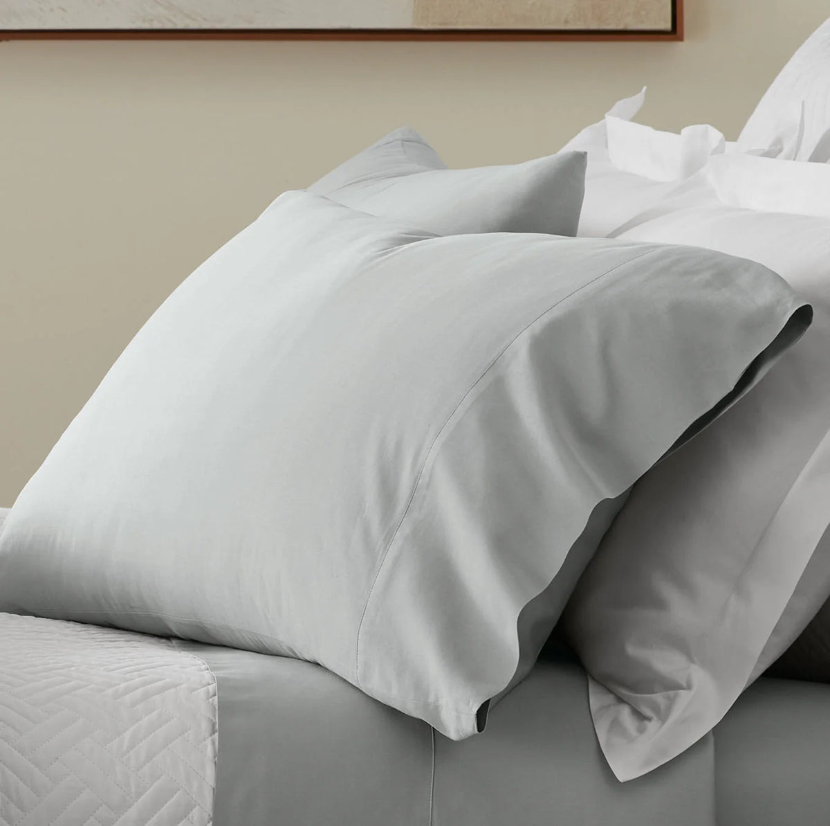 Signature Hemmed Pillowcase Set - Shore