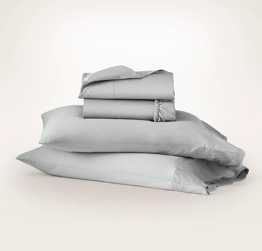 Signature Embellished Sheet Set - Shore/Shore Curved Edge