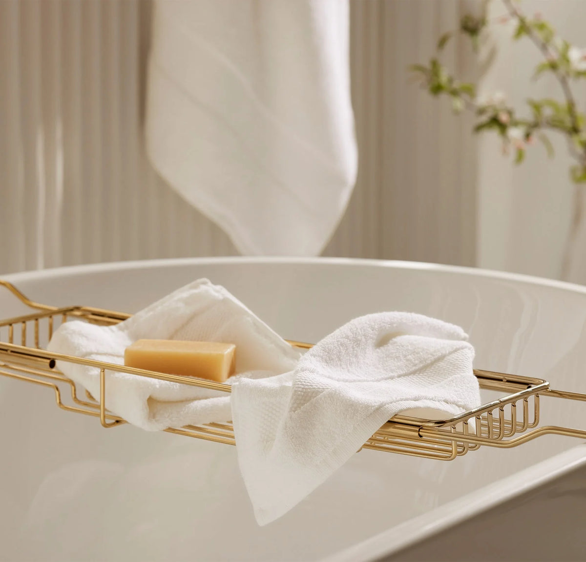 Plush Washcloths (Pair) - White
