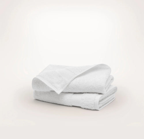 Plush Hand Towels (Pair) - White