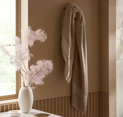 Plush Bath Towel - Walnut