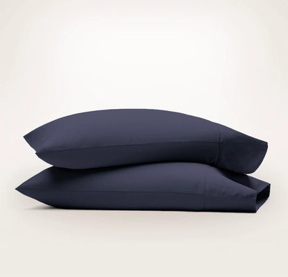 Signature Hemmed Pillowcase Set - Coastal Navy