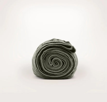 Percale Hemmed Fitted Sheet - Juniper