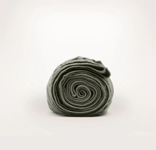 Percale Hemmed Fitted Sheet - Juniper