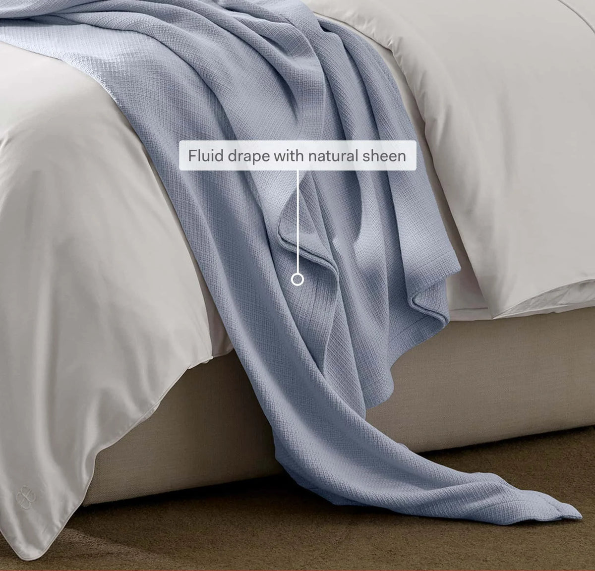 Lightweight Bed Blanket - Cream