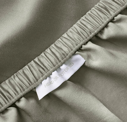 Percale Hemmed Sheet Set - Sageleaf