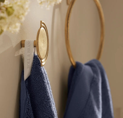Plush Bath Towel - Coastal Navy