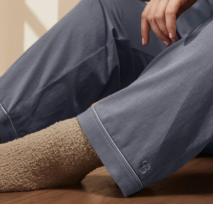 Soft Knit Long Sleeve & Pants Pajama Set - Mineral