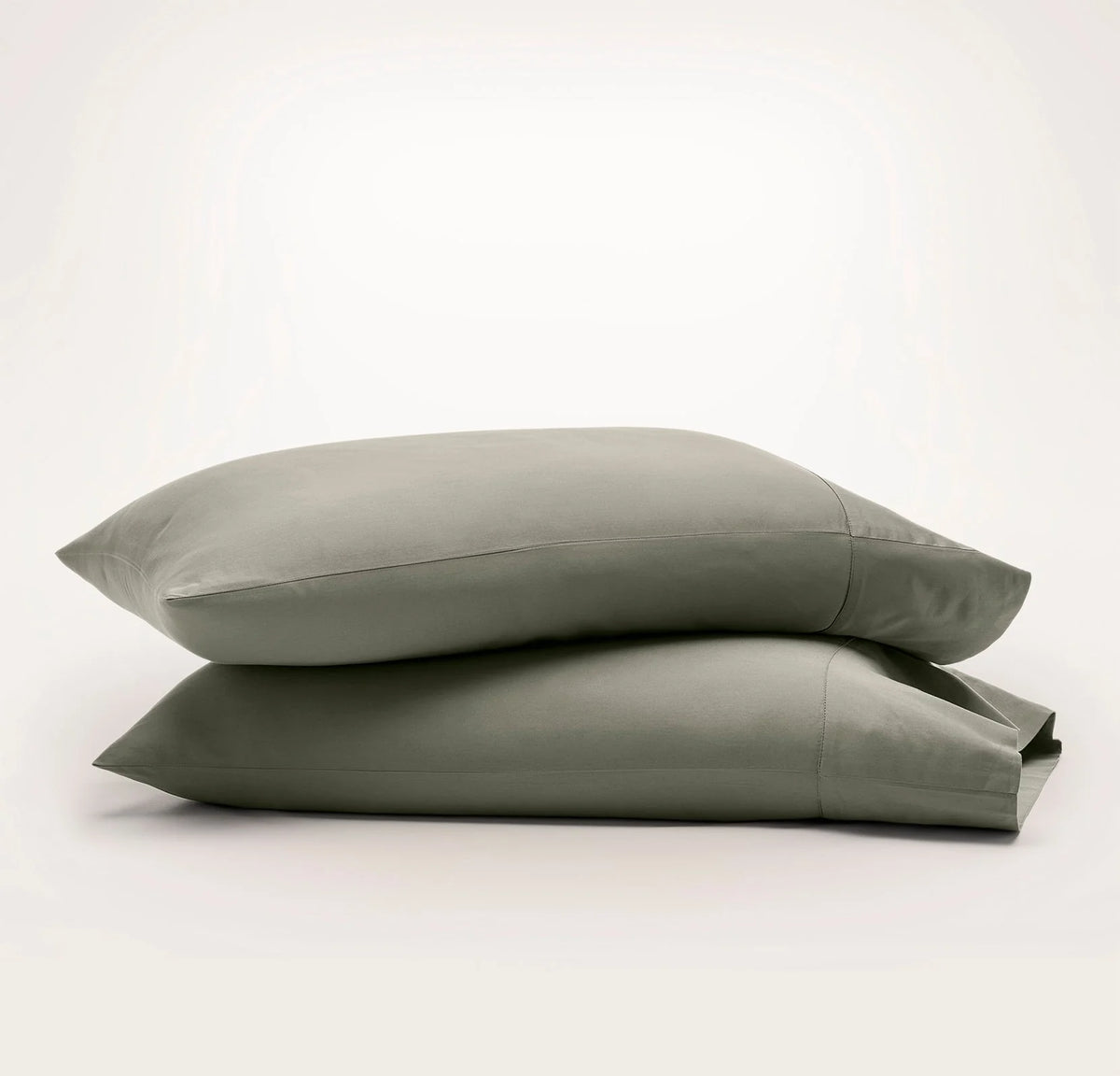 Percale Hemmed Pillowcase Set - Juniper