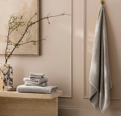 Turkish Ribbed Bath Sheet Set