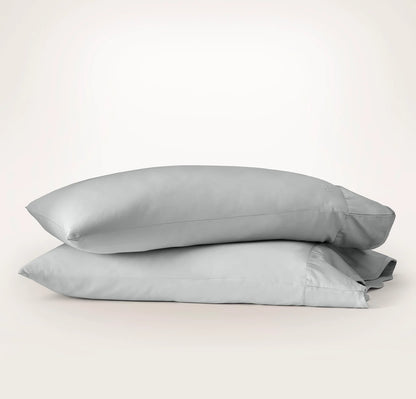 Signature Embellished Pillowcase Set - Shore/Shore Curved Edge
