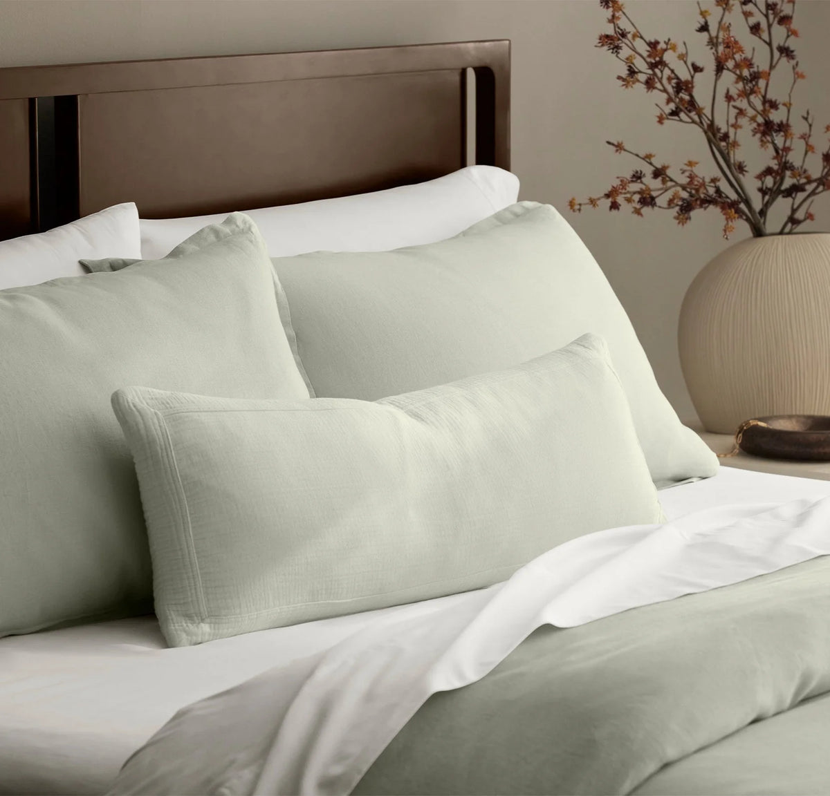 Dream Pillow Cover (Lumbar) - Sageleaf