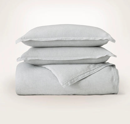 Linen Duvet Set - Melange Shore