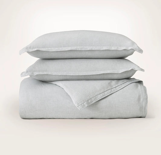 Linen Duvet Set - Melange Shore