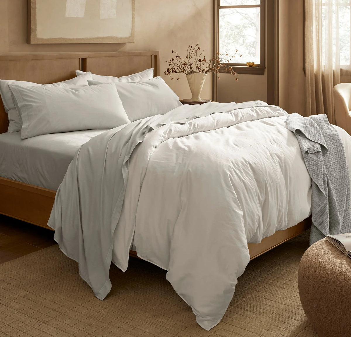 Signature Vintage Washed Sheet Set - Vintage Mist