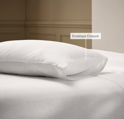 Linen Pillowcase Set - Sageleaf