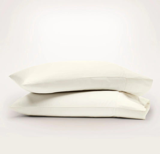 Signature Hemmed Pillowcase Set - Cream