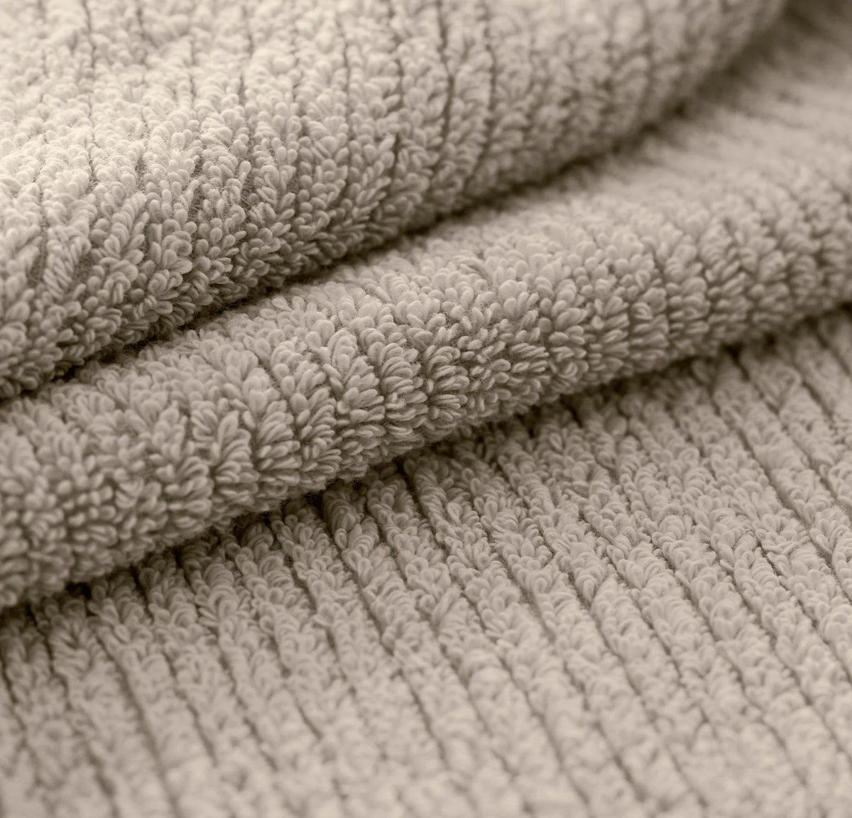 Turkish Ribbed Bath Towel Set