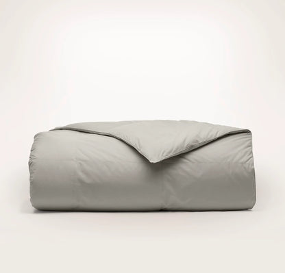 Percale Quilted Down Alternative Comforter - Pewter