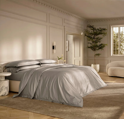 Summit Supima Duvet Set - Pewter