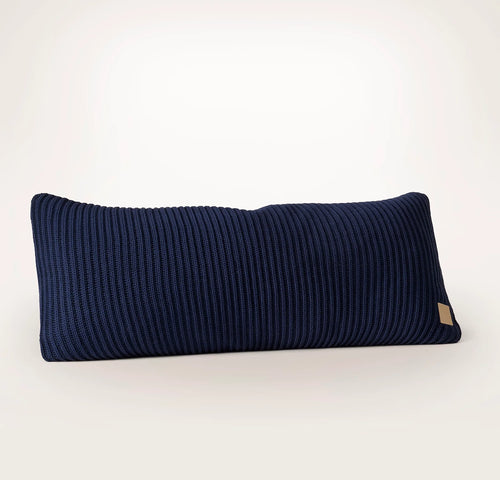 Sunday Knit Pillow Cover - Coastal Navy