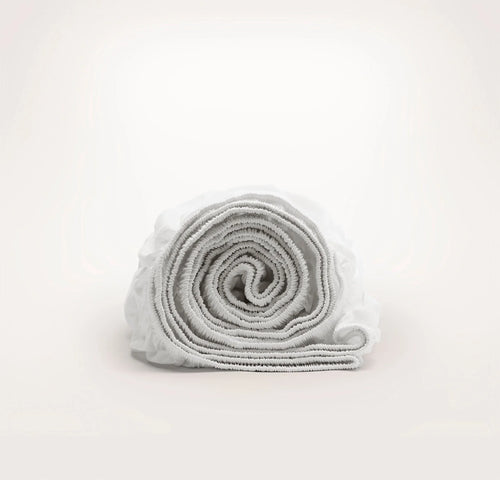 Signature Fitted Sheet - White